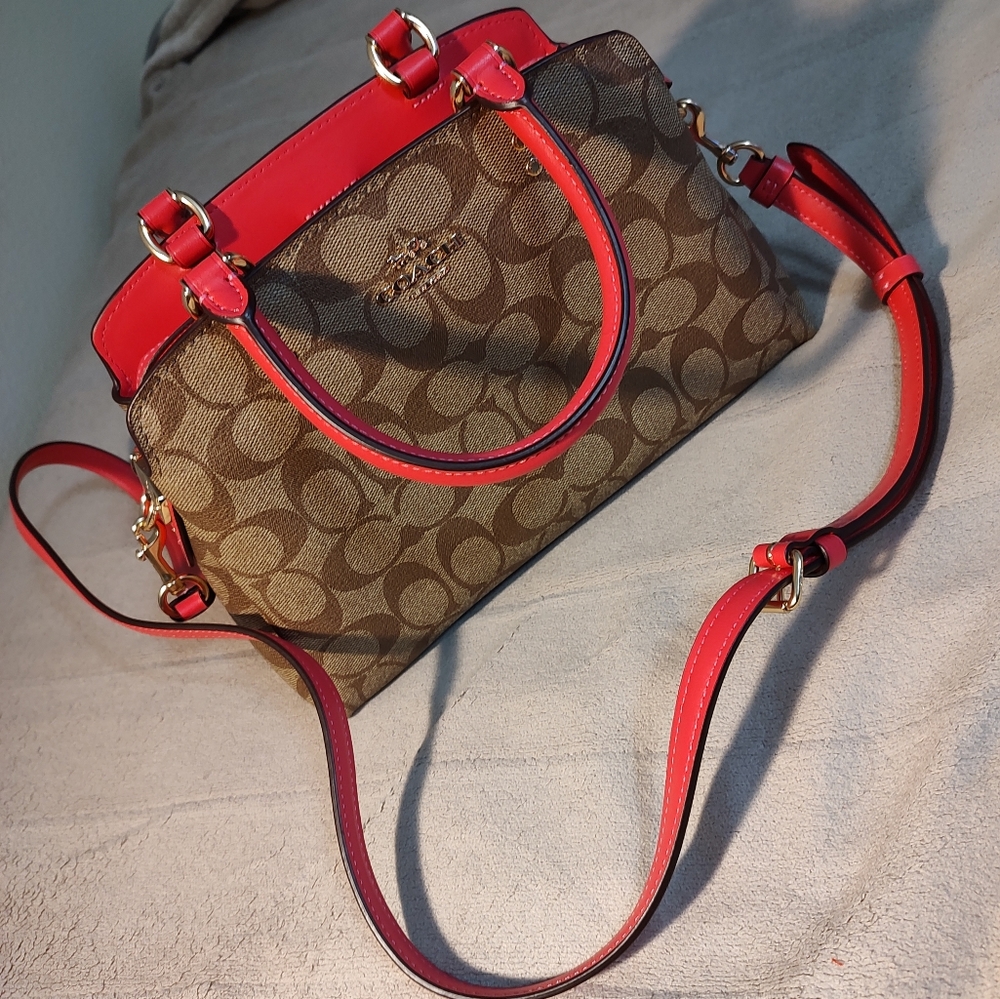 Coach handle satchel
